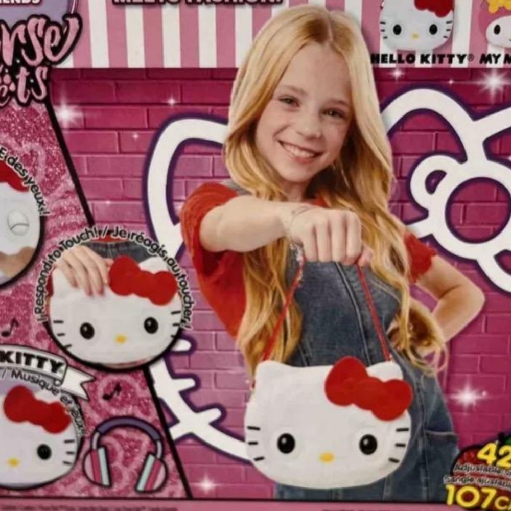 NEW in box Hello Kitty And Friends Purse Pets 30+ Sounds And Eye Movement - Picture 3 of 6
